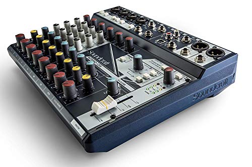 Soundcraft Notepad-12FX Small-format Analog Mixing Console with USB I/O and Lexicon Effects | 12-channel analog mixer with USB interface and Lexicon effects for musicians, podcasters and audio engineers - size: 12-channel mixer