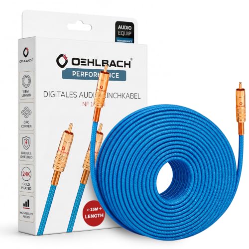 Oehlbach 15m Digital Audio RCA Cable - size: 15 m