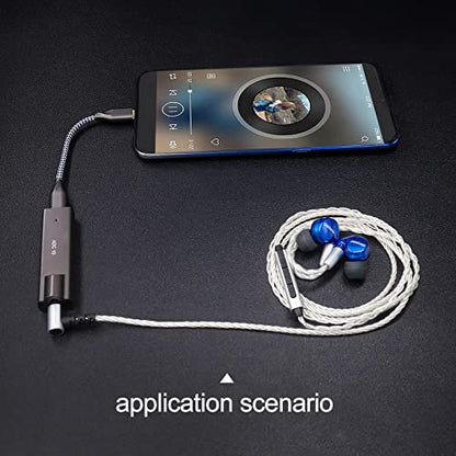 okcsc DAC/OTG Cable - High-End DAC/Amplifier Adapter for Type C Headphones