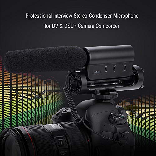 TAKSTAR SGC-598 Interview Microphone for Nikon/Canon Camera/DV Camcorder