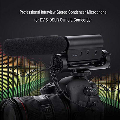 TAKSTAR SGC-598 Interview Microphone for Nikon/Canon Camera/DV Camcorder