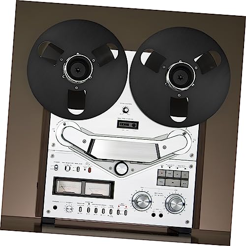 jojofuny 3holes Take up Reel for Recording Empty Aluminum Alloy Tape Reel Replacement for Sound