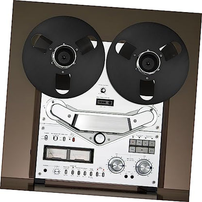 jojofuny 3holes Take up Reel for Recording Empty Aluminum Alloy Tape Reel Replacement for Sound