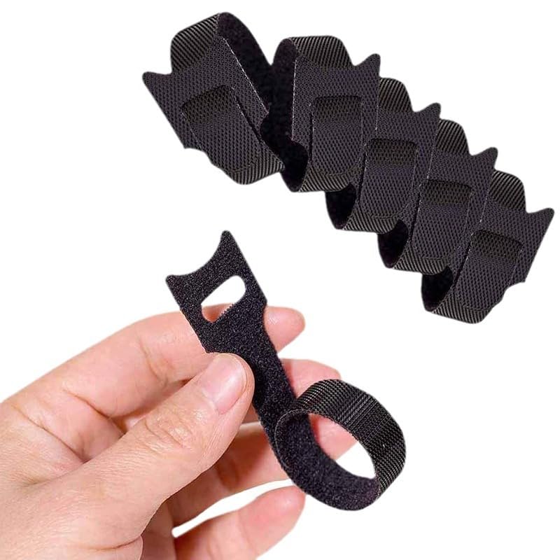 34pcs Cord Management Organizer Kit, Reusable Cable Ties Wire Organizer Set with Self-Adhesive Cable Clips for Desk Computer TV Home Office