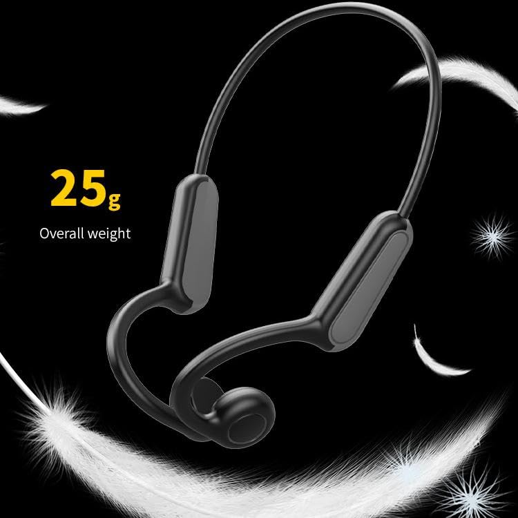 True Bone Conduction Open Ear Headset Waterproof Stereo Bluetooth Earphone Pairless Wear Ideal Choice for Driving Bicycling Running Skiing-B8 Blue - color: Bone Conduction B8 Blue