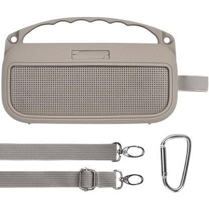 Lebakort 2nd Gen Silicone Cover Compatible with Bose SoundLink Flex 2nd Gen/Bose SoundLink Flex Portable Speaker (Sandstone Cover) - color: Sandstone Cover