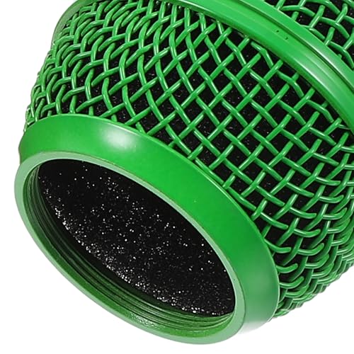ERINGOGO 4-Pack Microphone Grille Replacement Mesh Mic Grill Heads 1.96 Inch Colored Mic Covers Noise Reduction Mesh Microphone Grille Ball Head Replacement for Wireless and Wired Mics