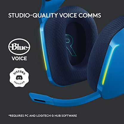 Logitech G733 Lightspeed Wireless Gaming Headset - Blue - color: Blue