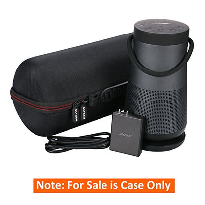 LTGEM Travel Case for Bose SoundLink Revolve+ Series II Speaker | Fits Charging Cradle, Fits AC Adaptor and USB Cable - color: Gray