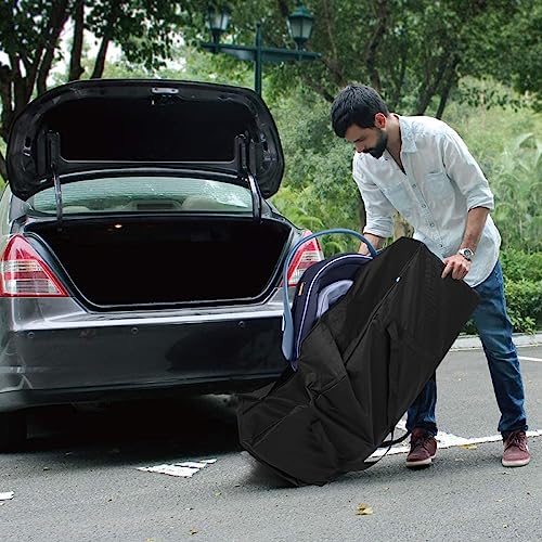 COOLBEBE 42" Sports Duffle Bag - 150L Extra Large Travel Duffel Luggage Bag | Upgrade Zipper, Sturdy & Water Resistant for Camping Moving, Black - size: 42" x 15" x 15"