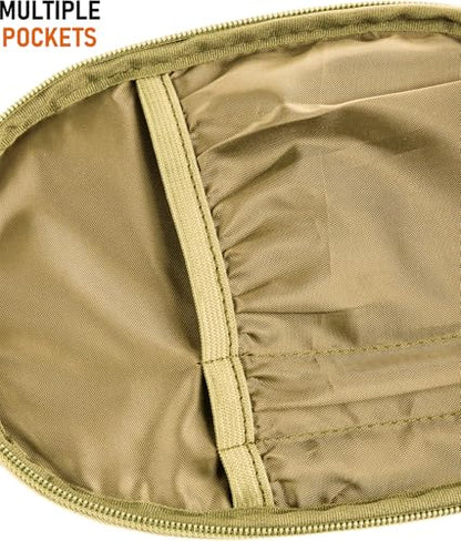 ACE Schakal Tactical Ear Muff Bag for Range & Gear - Beige - color: Beige