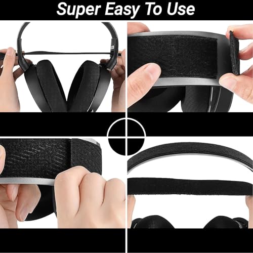 1 Pair Ear Pads Replacement and 1 Headband for SteelSeries Arctis 7/7+/7P/7P+/7X/7X+/9/9X/Pro/Prime, with Noise Isolating Foam, Memory Sponge Net - Black - Do Not Fit Any Arctis Nova