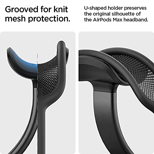 Spigen Premium Aluminum Headphone Stand for AirPods Max 1/2 (2020/2026) | Universal Compatibility for AirPods Max, Sonos Ace, Bose, Beats, Sony, PlayStation, etc [Charger Not Included] - Space Gray - color: Space Gray