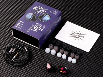 Linsoul Kiwi Ears Cadenza 10mm Beryllium Dynamic Driver IEMs, Blue | with 3D-Printed Shell, Audiophile Sound Balance, Detachable 0.78 2pin 3.5mm IEM Cable for Music Enthusiasts Musicians - color: Blue