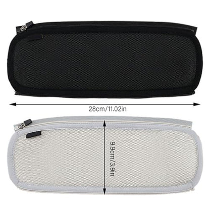 Headphone Headband Cover Sleeve for DT270PRO Sweat Absorbent Design with Zippers Closure Antislip Feature Breathable Headband Sleeve for Headphones - color: Black