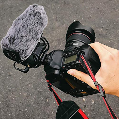Toyvian 2pcs Mic Windproof Shield Gaming Microphone Wind Muff Replacement Cover for Camera Mic