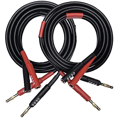 CNCESS Banana Male to Female Extension Cable, 3 ft, 2-Pack - size: 3 Feet