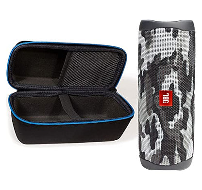 JBL Flip 5 (Black Camo) + Bundle with divvi! Protective Hardshell Case - color: Black Camo