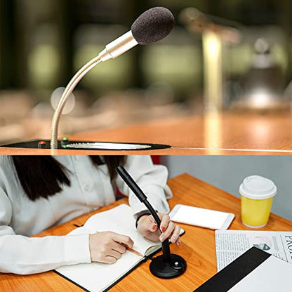 PATIKIL M8 Gooseneck Flange Mount, Female Thread Nut Screw Round Base Desk Table Mounting for Gooseneck Hose Adapter, Aluminum Black - color: Black, size: M8