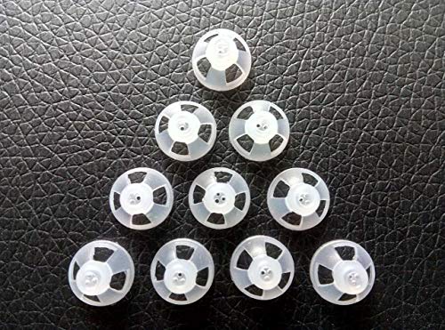 Hearing Aid Ear Piece Open Domes 9mm 10-Pack Comfortable PSAP (Personal Sound Amplifiers Product) Kit Ear Tips Invisible, Perfect for Open Air (Open fit), Except for RIC - style: Open 9mm 10-pack