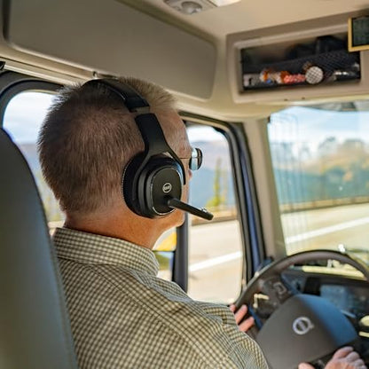 Rand McNally ClearDryve 220 Premium 2-in-1 Wireless Headset for Clear Calls with Noise Cancellation, Long Battery Life & All-Day Comfort - style: Over-ear