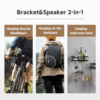 Wireless Mini Bluetooth Magnetic Speaker， Enhanced Bass and High Definition Sound, Portable Design, for iPhone, iPad,Nexus,Laptops and More