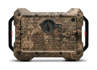 ECOXGEAR Defender: Outdoor Portable Bluetooth Speaker, 121dB Massive Sound, Waterproof and Drop Proof, with LED Party Lights, Pair up to 100, 25+ Hours Playtime (TrueTimber Strata Camo) - color: TrueTimber Strata Camo