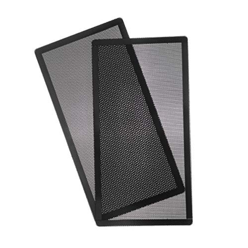 287mm Magnetic Fan Dust Mesh Filter PVC Computer PC Case Cover Black 2-Pack | Magnetic 11.3inch x 5.79inch PVC PC Fan Dust Mesh Filter - Protects Computer Chassis, Speakers & Electronics from Dust - size: 287x147mm/11.3x5.79inch Black, style: 287mm 2-Pack