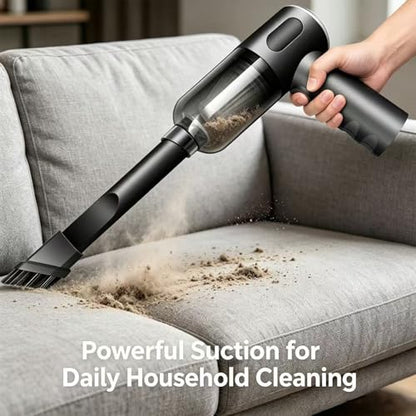 Compressed Air Duster Wireless Handheld Car Vacuum Cleaner, Air Blower 3 in 1 Electric Air Dusters Computer Vacuums Keyboard Cleaner Power Rechargeable Vacuum for Desk Home and Office Dust Cleaning