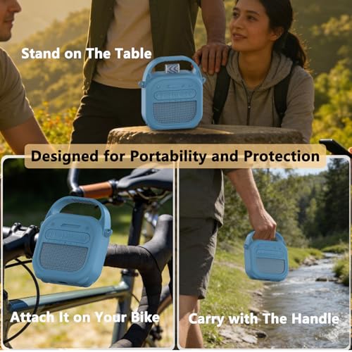 Silicone Cover Case for Bose SoundLink Micro 2 Bluetooth Speaker, Blue - color: Blue Case