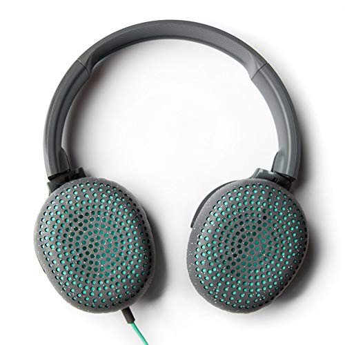 Skullcandy Riff On-Ear Wired Headphones with 3.5mm AUX Plug - Blue/Sunset | Travel Ready with 3.5mm Wired Connection, Built-In Microphone, Foldable Lightweight Comfortable Design, Durable Headband - color: Blue/Sunset, size: One Size, style: Riff