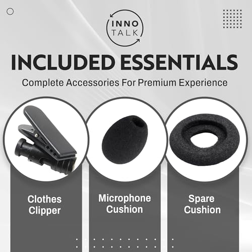 INNOTALK Headset for Cisco Phones, Classic Monaural Wired Headset with Microphone & Quick Disconnect RJ9 Adapter for Office, Call Center, Information Desk etc. - size: Classic-Mono