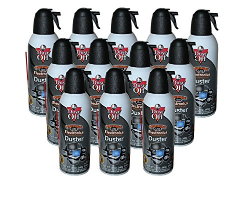 Dust-Off Falcon Professional Electronics Compressed Air Duster, 12 oz (12 Pack)