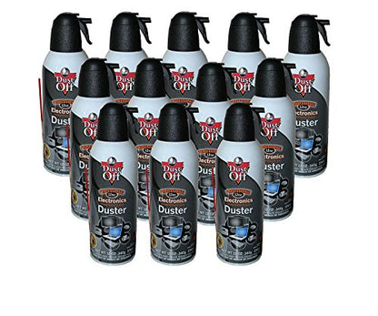Dust-Off Falcon Professional Electronics Compressed Air Duster, 12 oz (12 Pack)