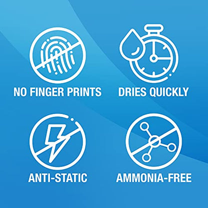 MiracleWipes for Electronics Cleaning - Screen Wipes Designed for TV, Phones, Monitors and More - Includes Microfiber Towel - (60 Count) (Pack of 2) - size: 60 Count (Pack of 2)