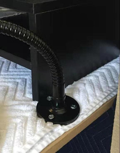 Gooseneck Table Microphone Mount - 5/8 Male, Black, 1Pack - color: Black, size: Microphone Stand