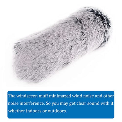 SGC-598 Condenser Shotgun Microphone with 1 Windscreen Muff for DSLR Camera Canon EOS Nikon, for Sony Mirrorless Camera DV Camcorder (NOT for Canon T5, T6 and T7)