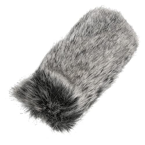 Windscreen Muff And Foam, Mic Muff Professional Windproof Microphone Furry Windscreen, Windshield Wind Muff for Videomic Video Microphone