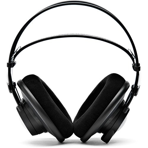 AKG Pro Audio 2458X00190 (K702) Over-Ear, Open-Back, Flat-Wire, Reference Studio Headphones,Black