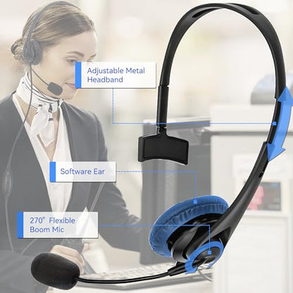SAMCOM HSK01 Single Headset with PTT & Boom Mic - 2.5mm with 3mm 2 Pin K Plug for FPCN10A FPCN30A FPCN20A Two-Way Radios, Walkie Talkies Overhead Earpiece for Security （Wired, 2 Pack - size: 2 Pcs Single Side Headset
