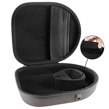 Geekria Shield Headphones Case Compatible with B&O Beoplay HX, H9i, H95, H9 3rd Gen, H8, H7, H6, Portal Gaming, Replacement Hard Shell Travel Carrying Bag with Cable Storage (Gray Brown) - color: Gray Brown