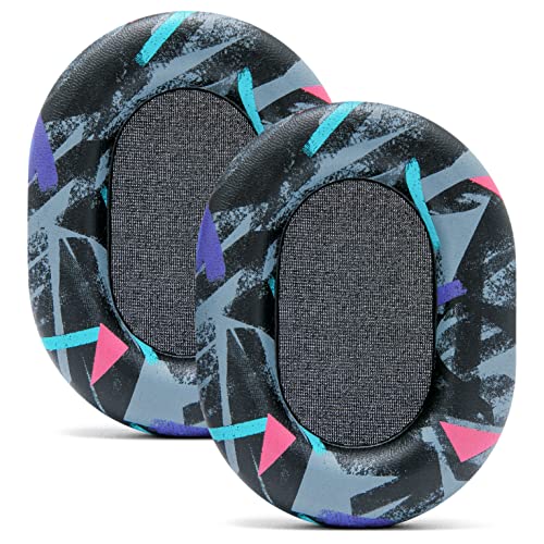 WC PadZ XM5 - Premium Replacement Earpads Compatible with Sony WH-1000XM5 | Made by Wicked Cushions | Soft PU Leather, Extra Thick, Noise-Isolating Memory Foam | 90s Black - color: 90s Black