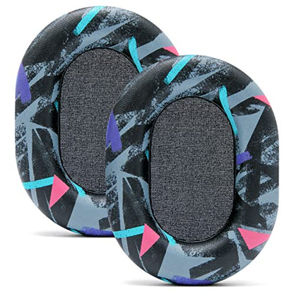 WC PadZ XM5 - Premium Replacement Earpads Compatible with Sony WH-1000XM5 | Made by Wicked Cushions | Soft PU Leather, Extra Thick, Noise-Isolating Memory Foam | 90s Black - color: 90s Black