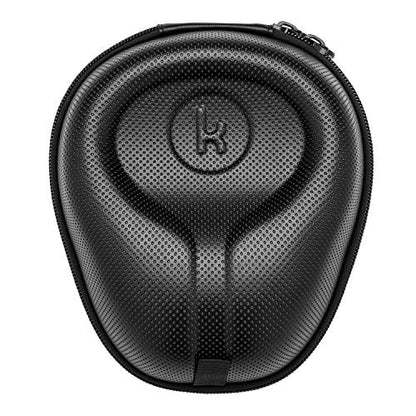 Knox Gear Universal Hard Shell Headphone Case | Plush velvet interior, 360-degree zipper closure, Fits 4-inch earcup models