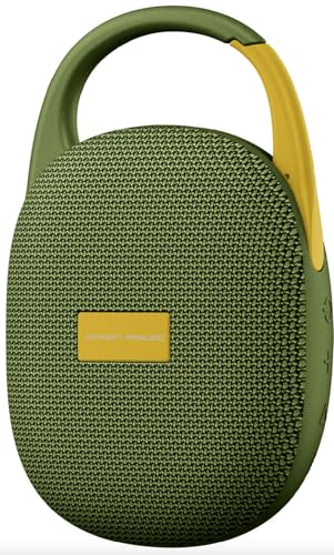 DYNASTY PROAUDIO SB-POD Ultra-Portable Bluetooth Speaker with LED Ambient Lights, IPX7 Waterproof & Dustproof, Blueotooth 5.3, HD Sound, Punch Bass, Integrated Carabiner, Stereo Pairing (Green) - color: Green