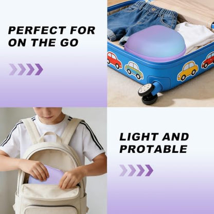 Kids Headphone Case for Candy Bila/Acer Gradient Purple(Case Only) | for iClever BTH12 HS19 BTH20 BT22 BTH26/JoySpark/MIDOLA/ADOOPE/Voopwink /EarFun/JLab/eKids Spiderman/IMYB Kids Headphones - color: Gradient Purple