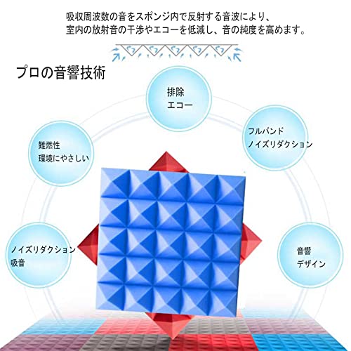Portable Sound Recording Vocal Booth Box,Sound Proof Foam Panels,Large, Foldable,Super Dense Sound Absorbing Foam,Sound Panels, for Condenser Microphone Recording Equipment