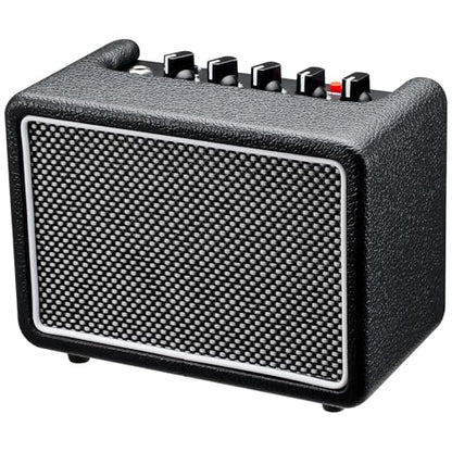 10W*1 Mini Guitar Amplifier, Electric Guitar Amp with Clean/Drive Channel, 6H Working, 3.5mm Headphone/AUX Jack, USB-C Rechargeable, Wireless Portable Amp for Indoor Practice, Traveling
