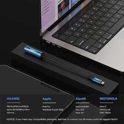 USB Type C to 1/4 Headphone Adapter 6.35mm Female to USB C Adapter | Stereo TRS 1/4 Female to USB C Aux Audio Jack Adapter for Amplifier, Mixer, Home Theater, Phone, Laptop, 6.35mm Headphone - style: USB-C Male to 1/4 Female