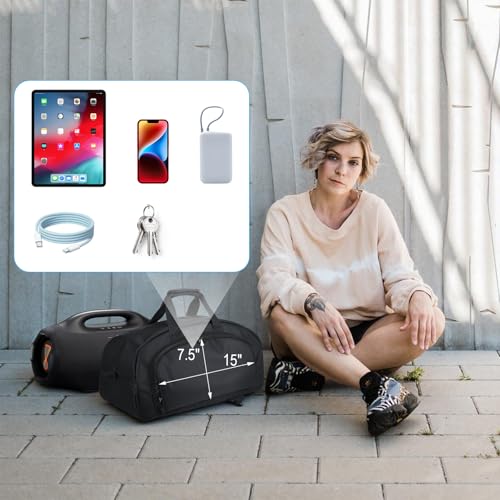 Travel Carrying Backpack for JBL Boombox 4/3/2, Carrier Storage Case with Shoulder Strap &Handle Strap, Portable Carry Bag Holder w Accessory Pocket